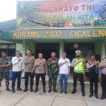 Foto Bersama Saat Kunjungan Berikan Ucapan HUT TNI ke 77tahun